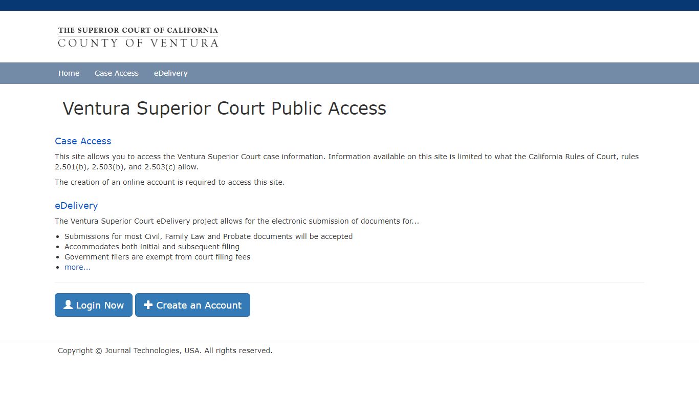Ventura Superior Court Public Access | Ventura Public Access